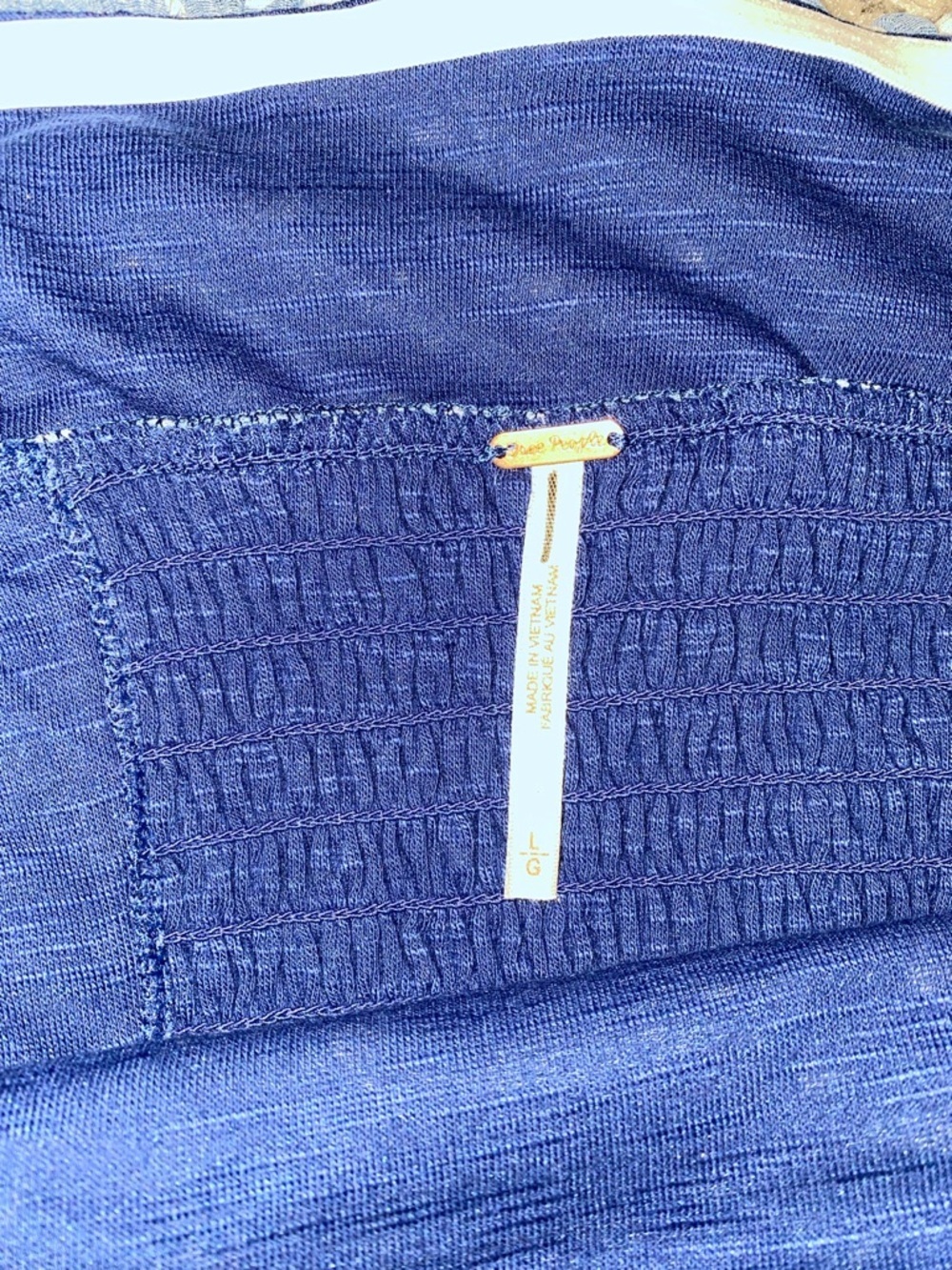 Free People Scottie Printed Tube in Pageant Blue Combo L - Picture 5 of 8